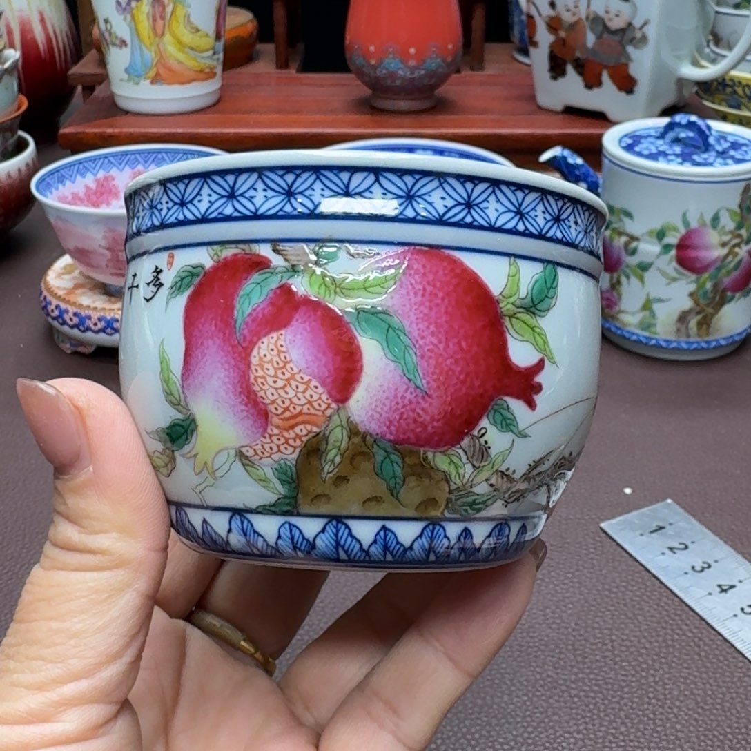 瓷片景德镇仿古手工制作精品展示