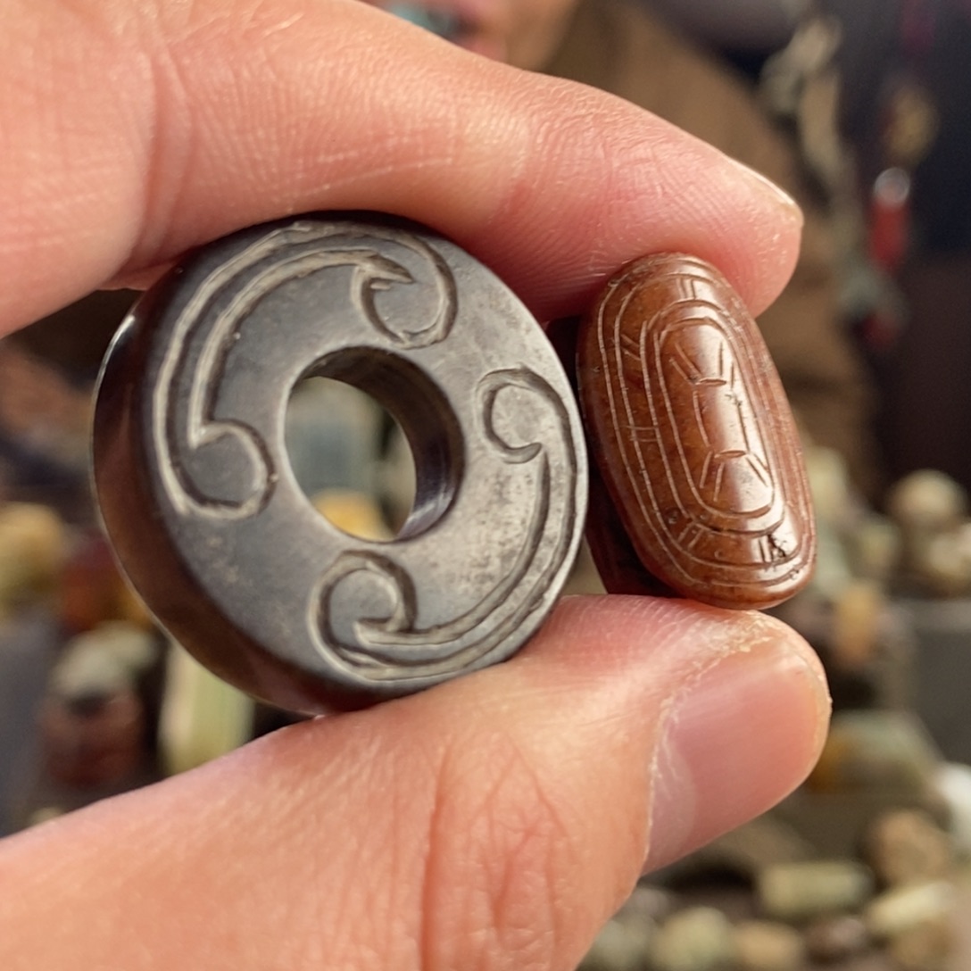 和田玉挂件未镶嵌珍**…