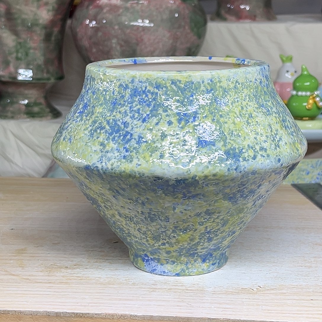 陶瓷绿植多肉微瑕花盆外口径：11*13