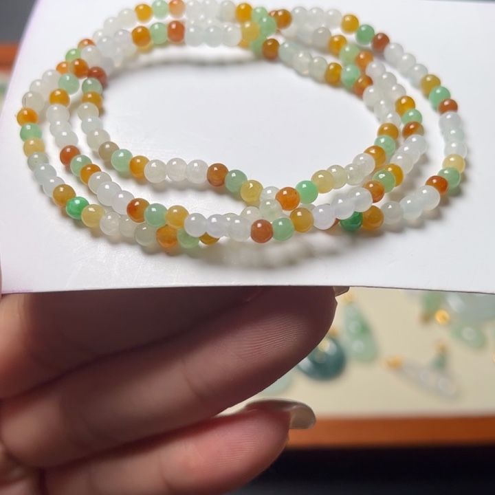 未镶嵌手串翡翠翡翠