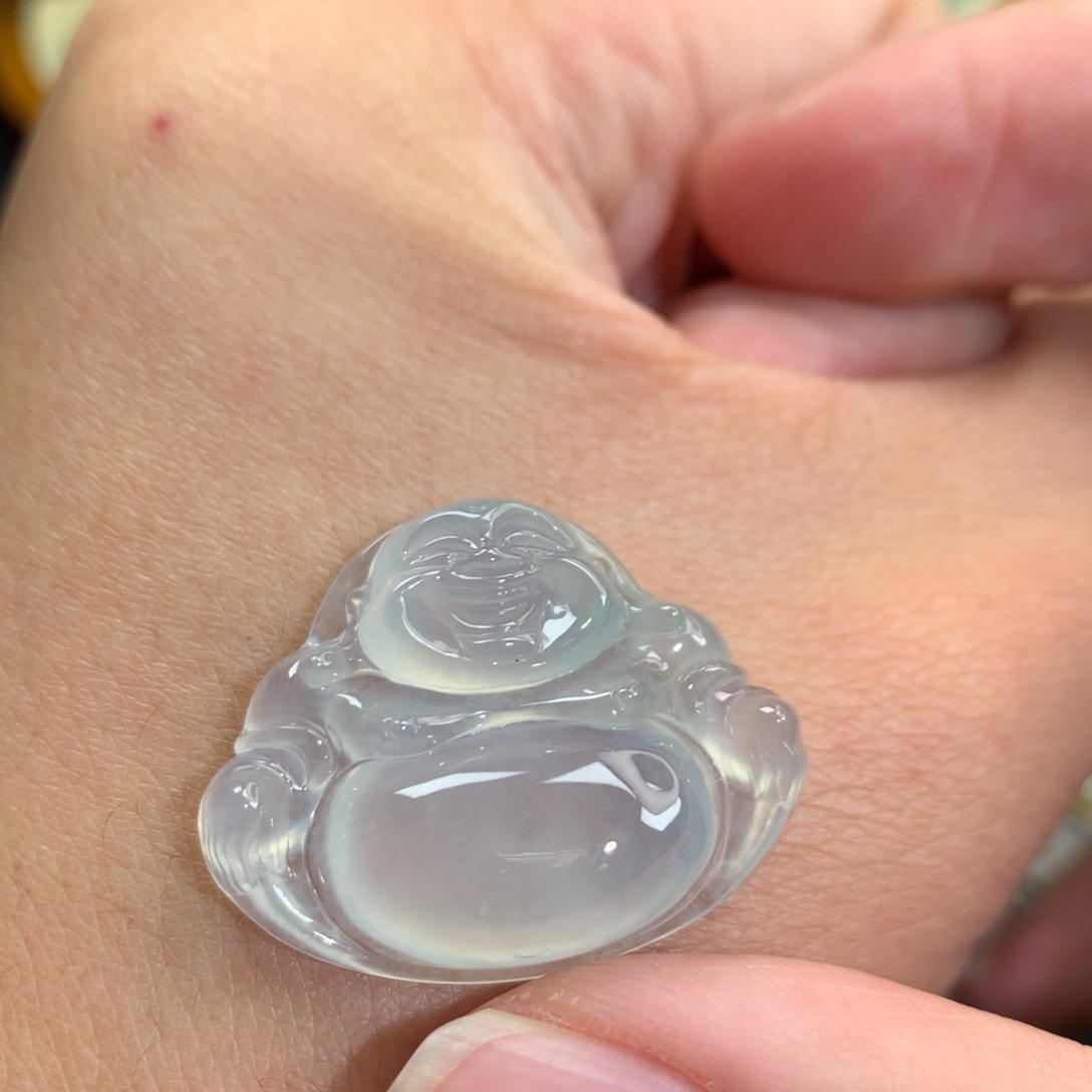 翡翠项链未镶嵌佛公