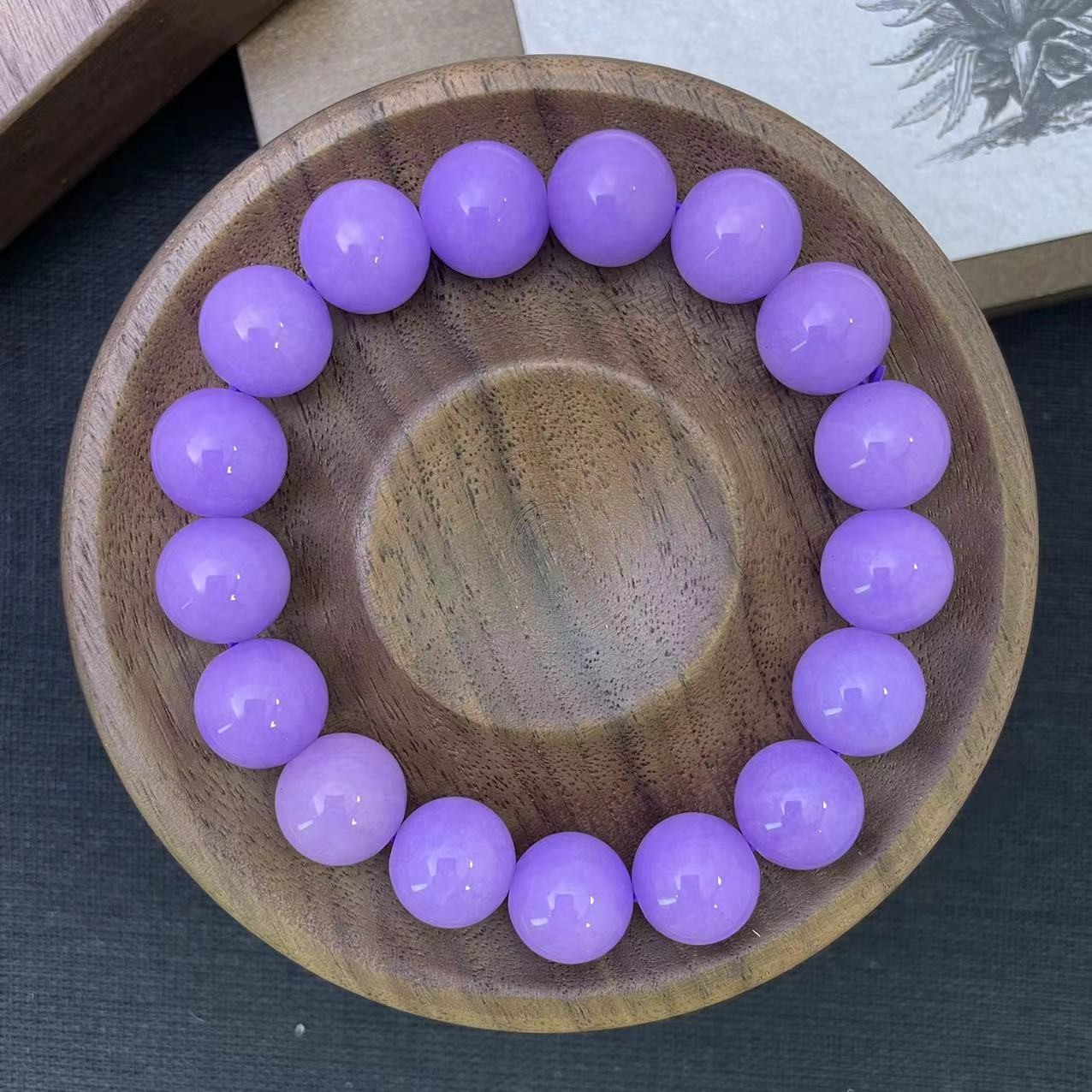 佳玺饰品 097 紫罗兰 12mm手链 多样性发货