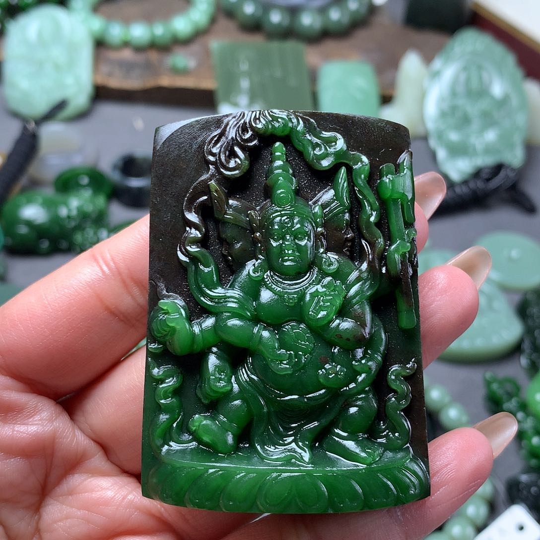 和田玉颈饰未镶嵌爱****6