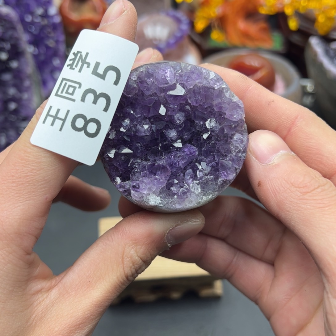 紫晶水晶摆件未镶嵌835