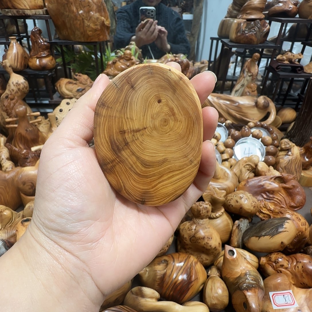 柏木（崖柏）太行崖柏陈化黑油闻香小底座