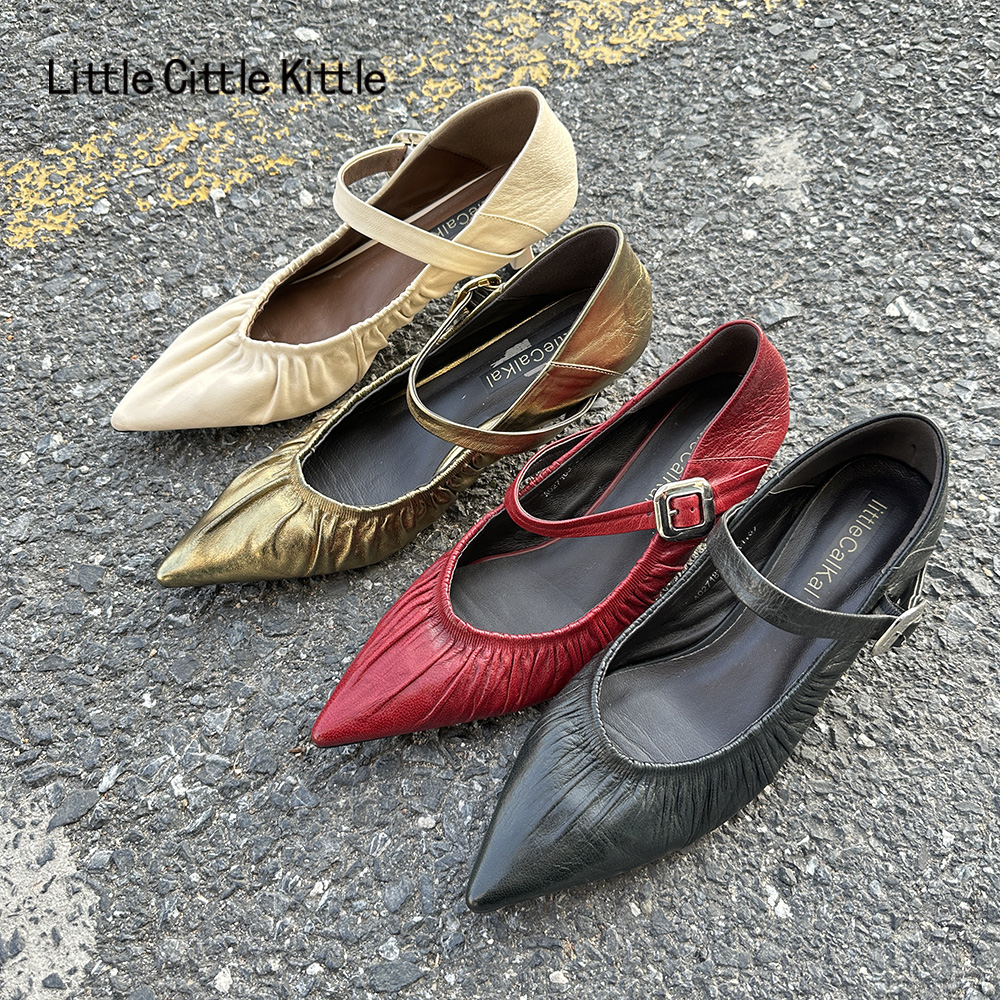 [已开价]浅口高跟鞋气质时尚百搭细跟法式尖头鞋子027183