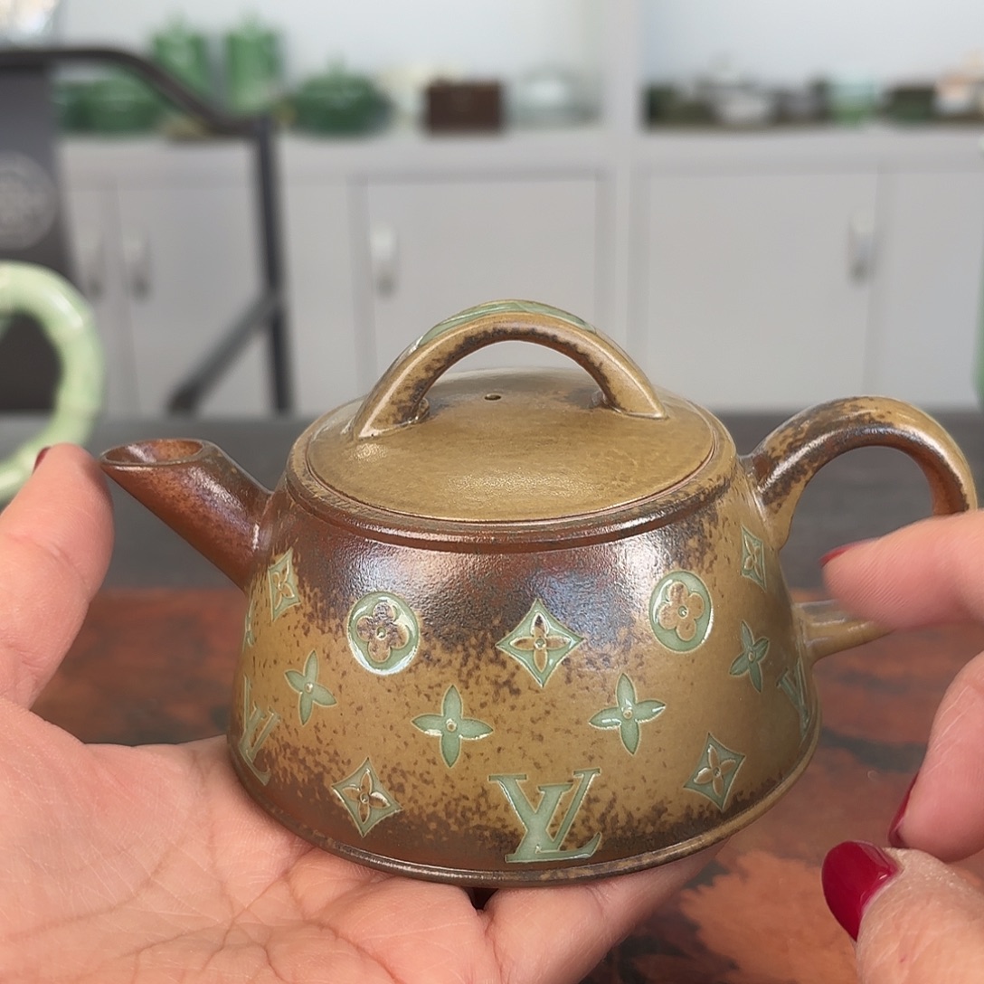 龙泉云间青瓷小米茶器