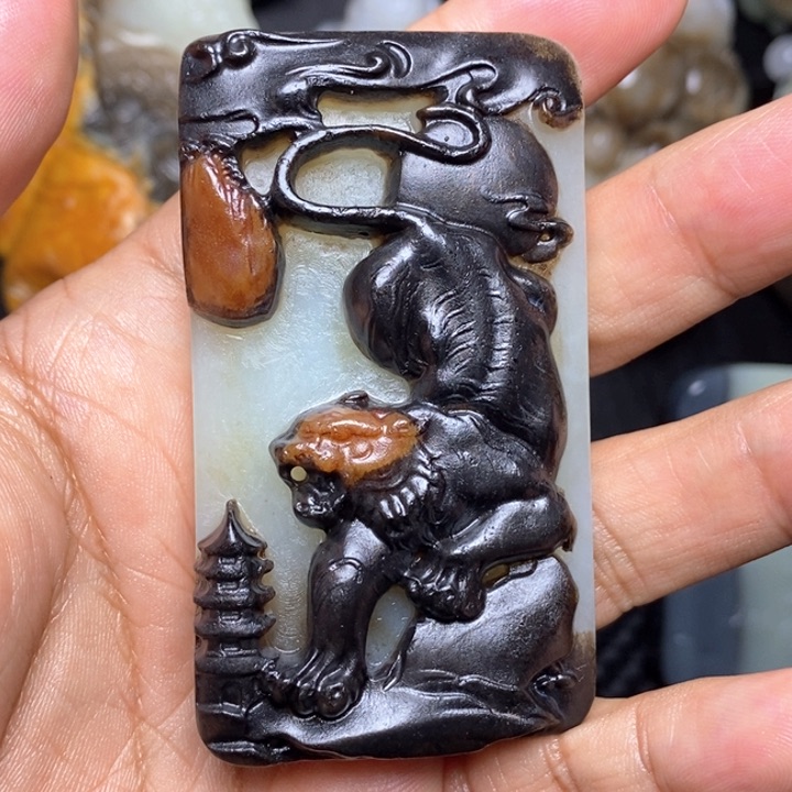 颈饰未镶嵌和田玉木****）