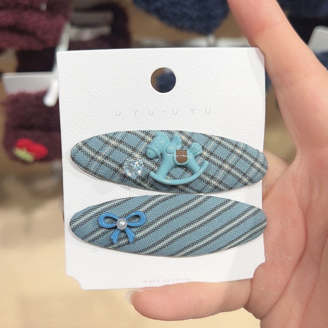 非金属蓝色小马掰掰夹