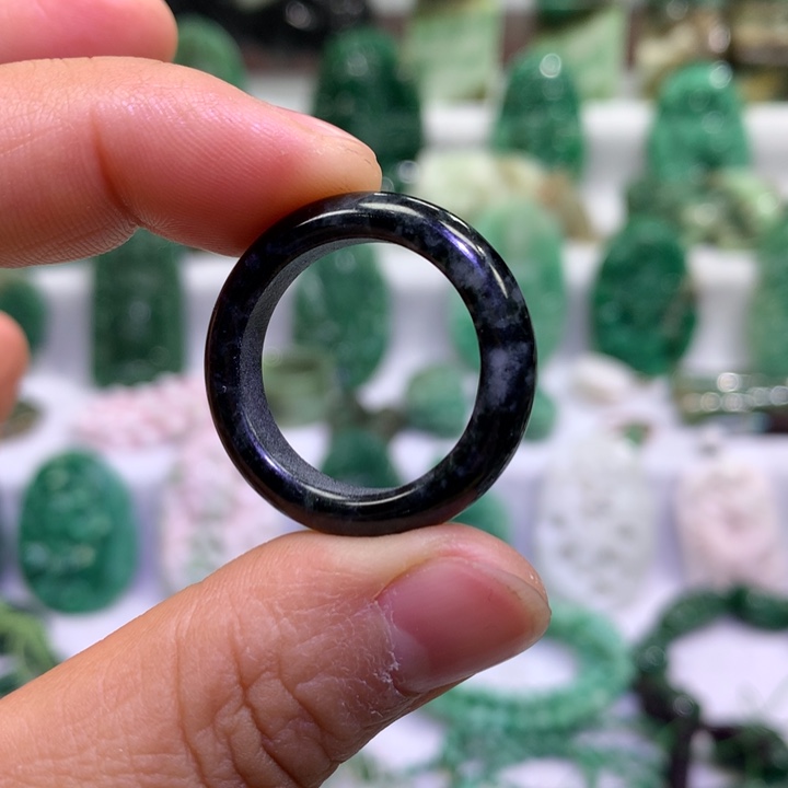 独山玉未镶嵌戒圈20内径