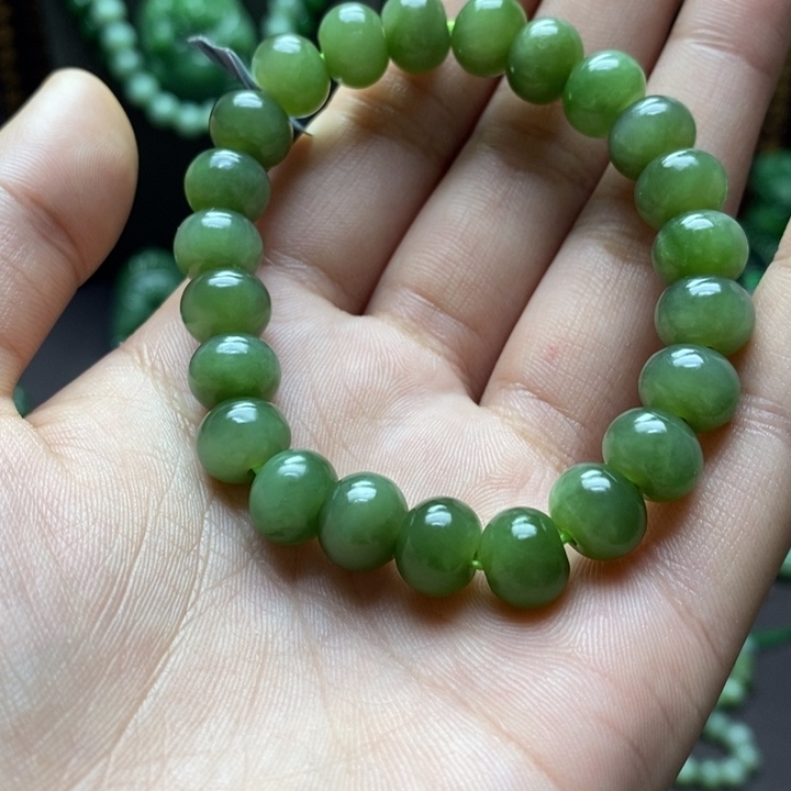 和田玉手串未镶嵌