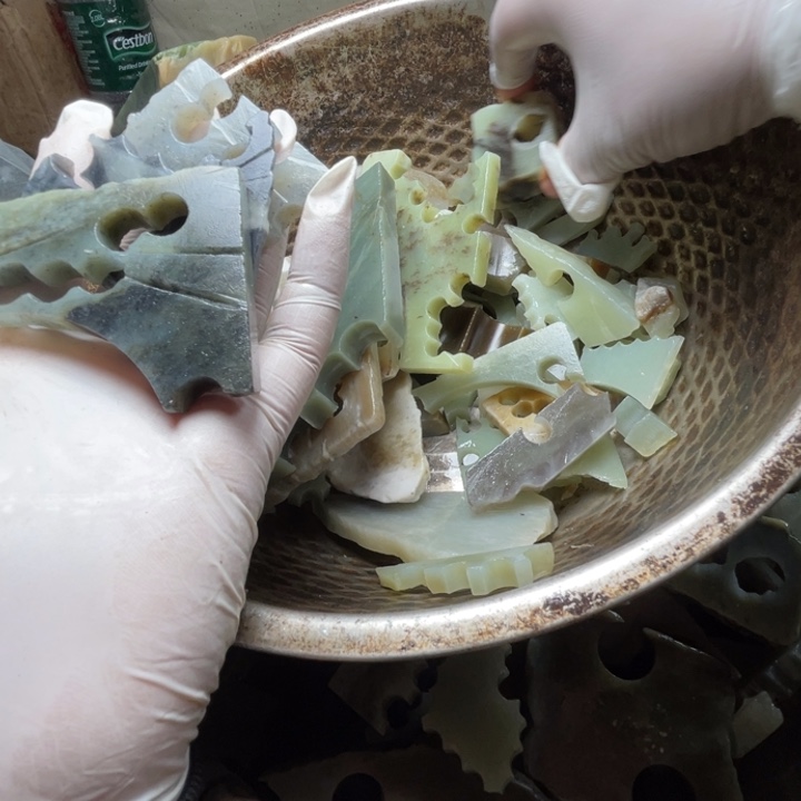 木***緣和田玉未镶嵌珠宝半成品