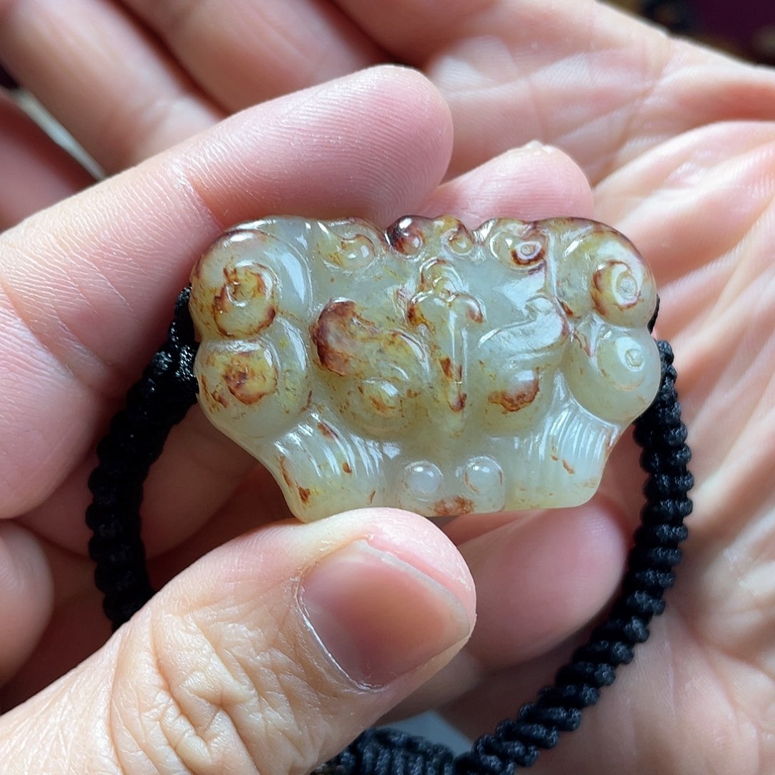 和田玉（糖玉）挂件未镶嵌