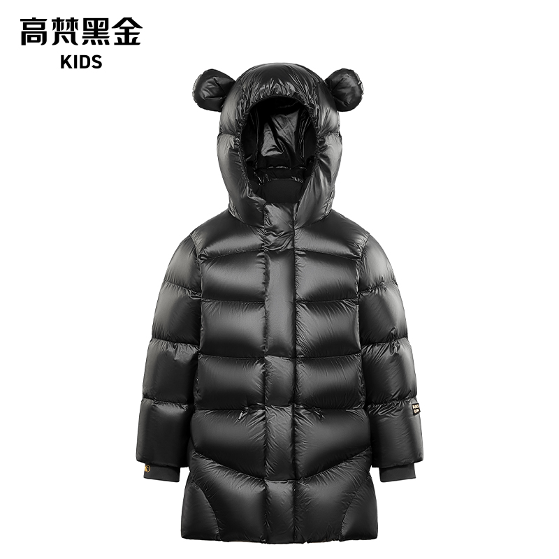 高梵黑金儿童鹅绒服黑金宝贝-D
