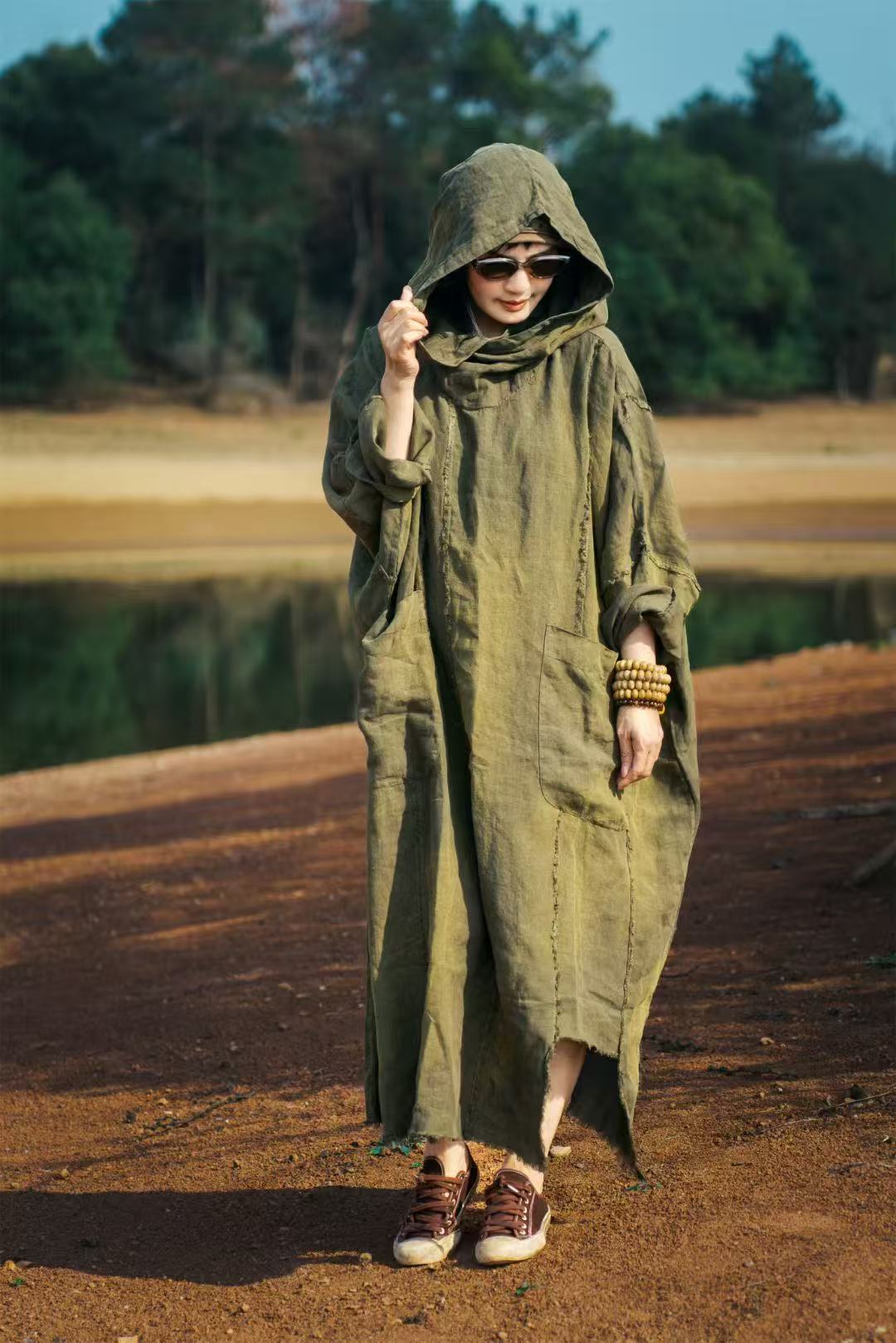 麻依者原创春款袍子M-042