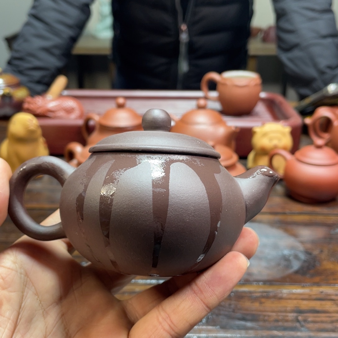 紫砂茶壶宜兴紫砂壶原矿