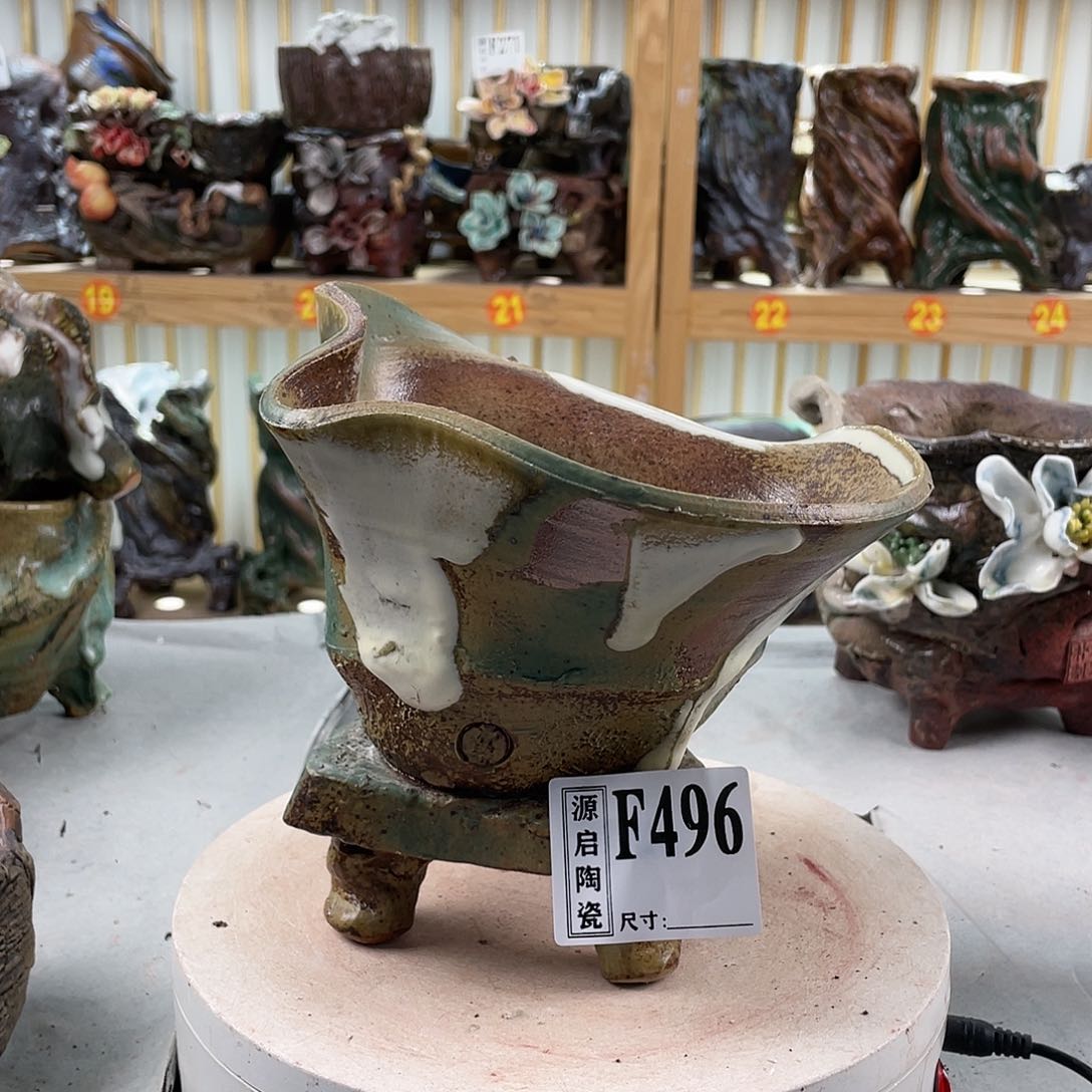 紫砂花盆手工制作默认微瑕496