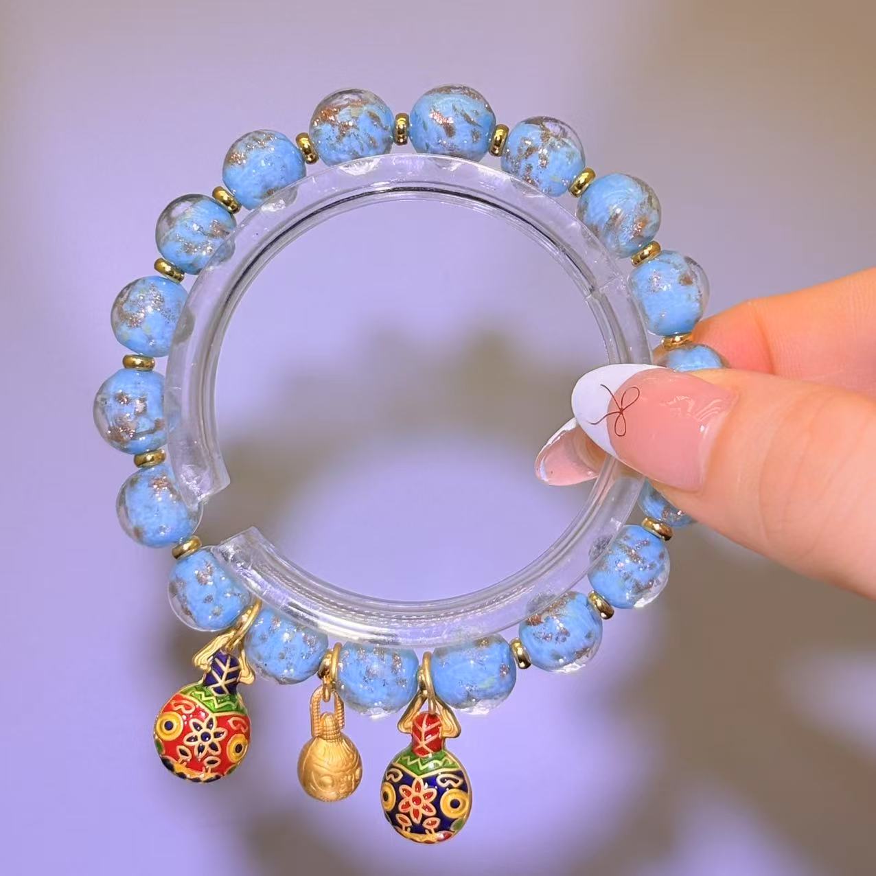 G51 蓝色琉璃 手链多样性发其一