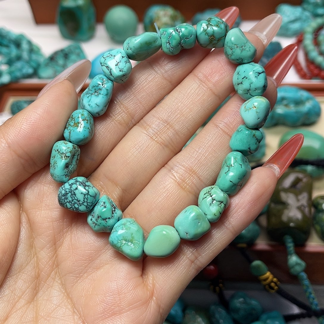 绿松石未镶嵌手链