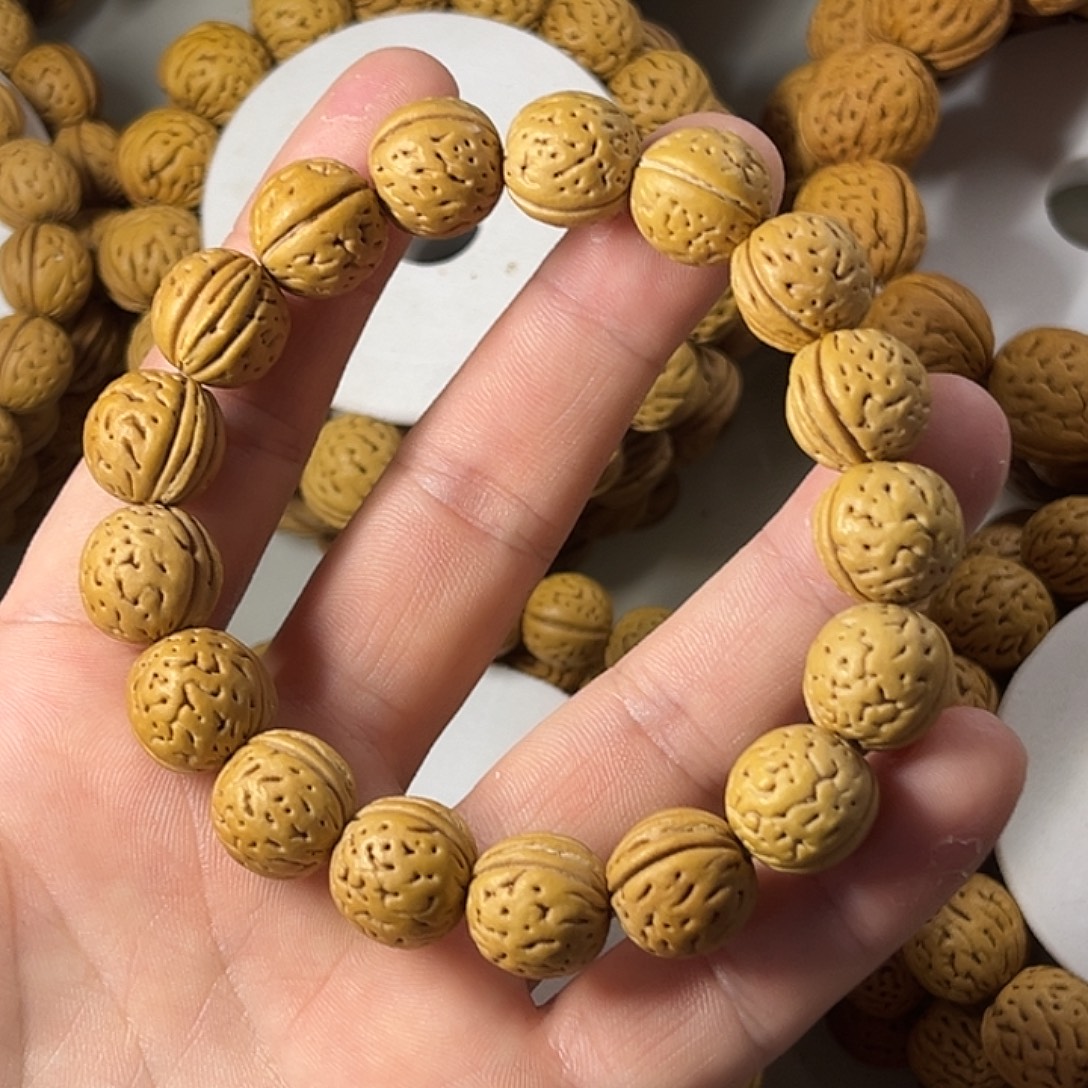 吊坠桃核精品小金豆桃核手串