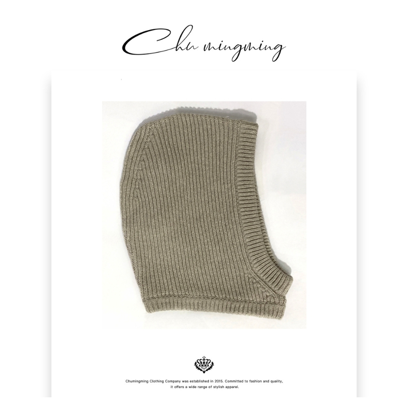 【CHU/2025SSNEW】原创设计 粗针大版针织帽RO003