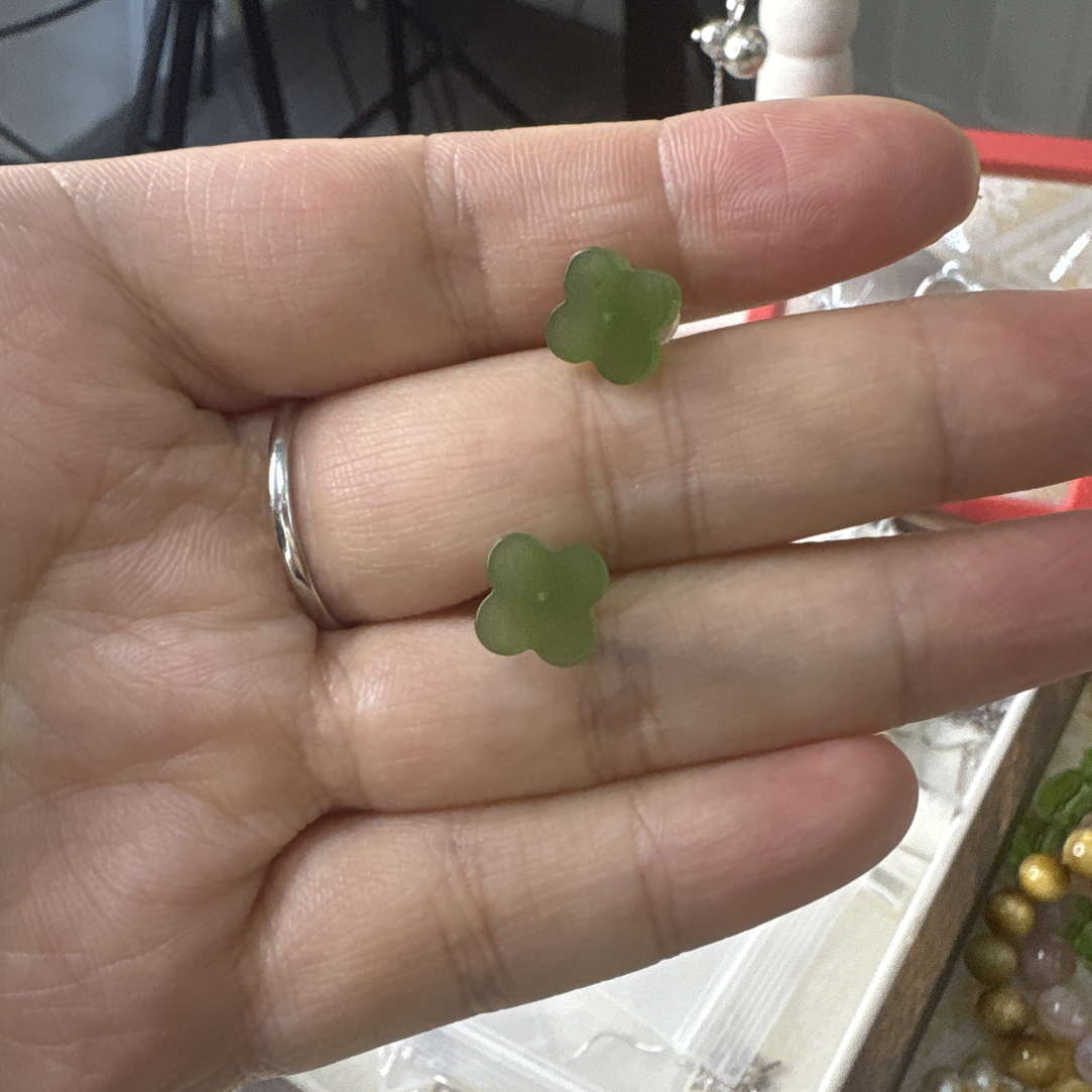 首饰盒/箱 四叶草耳饰