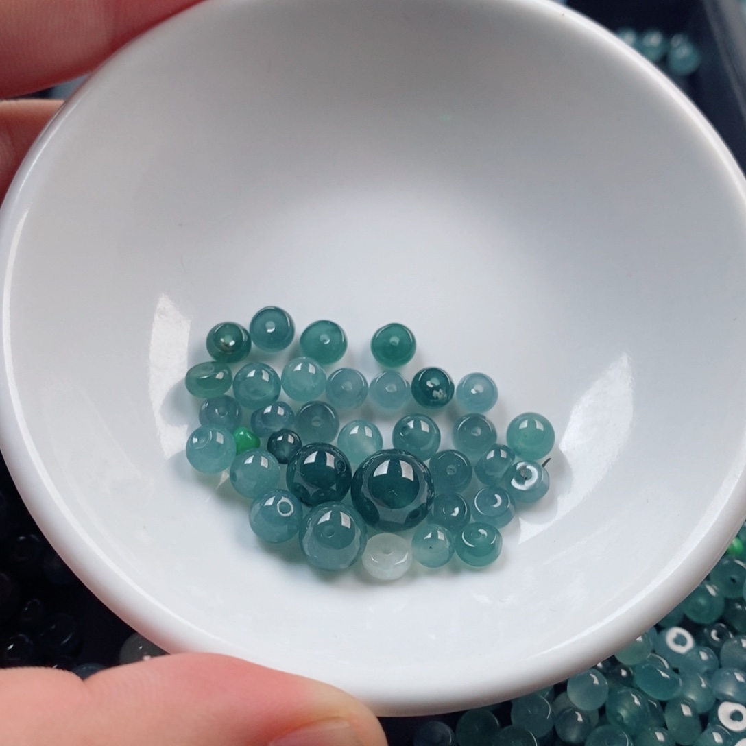 未镶嵌手链翡翠翡翠散珠多样性发货自选瑕疵福利品2