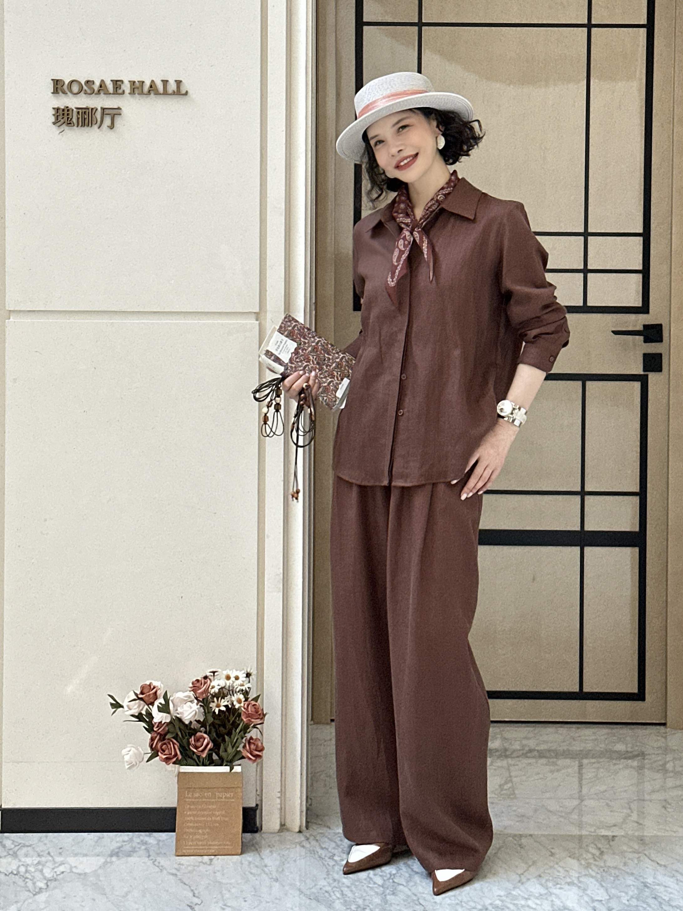 修身型宽松女装百搭衬衫外套休闲常规款秋季复古气质上衣0116