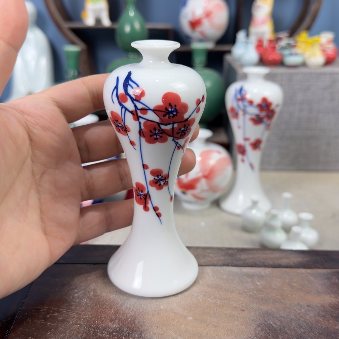 陶瓷手工小花器摆件