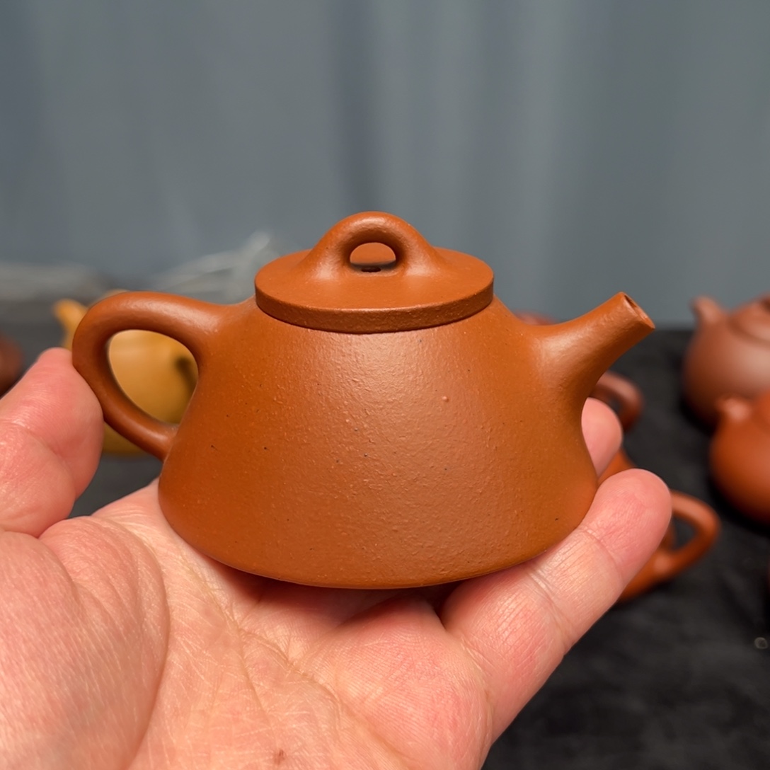 茶壶紫砂微瑕100cc朱泥霸王瓢