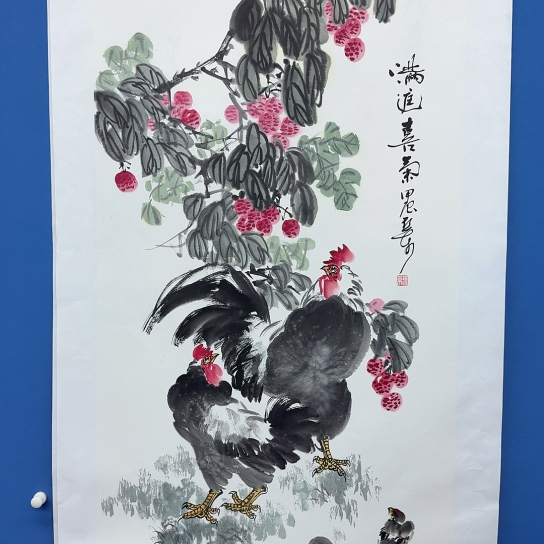 国画多次参加国内外大型