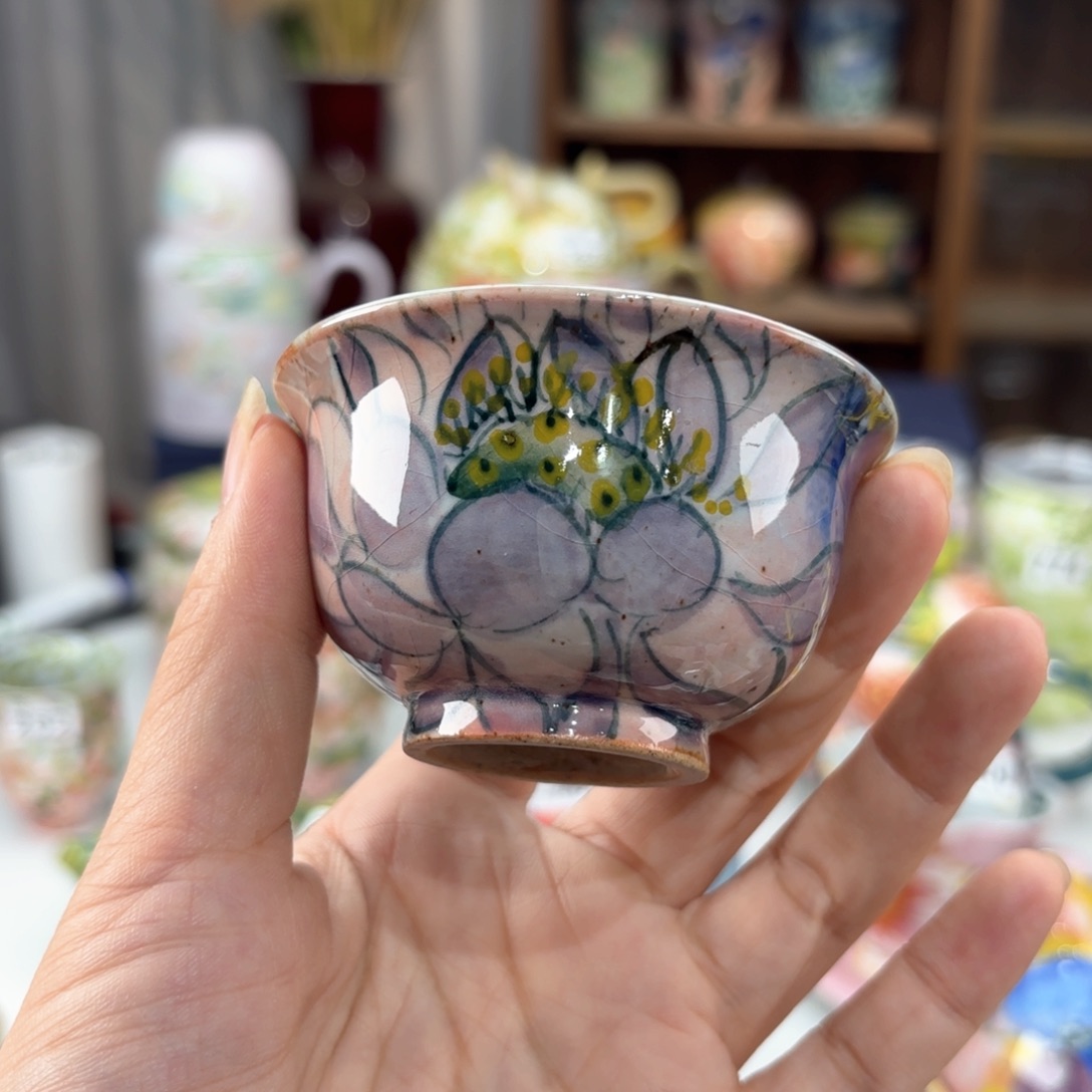 景德镇手绘高温釉下彩陶瓷茶具