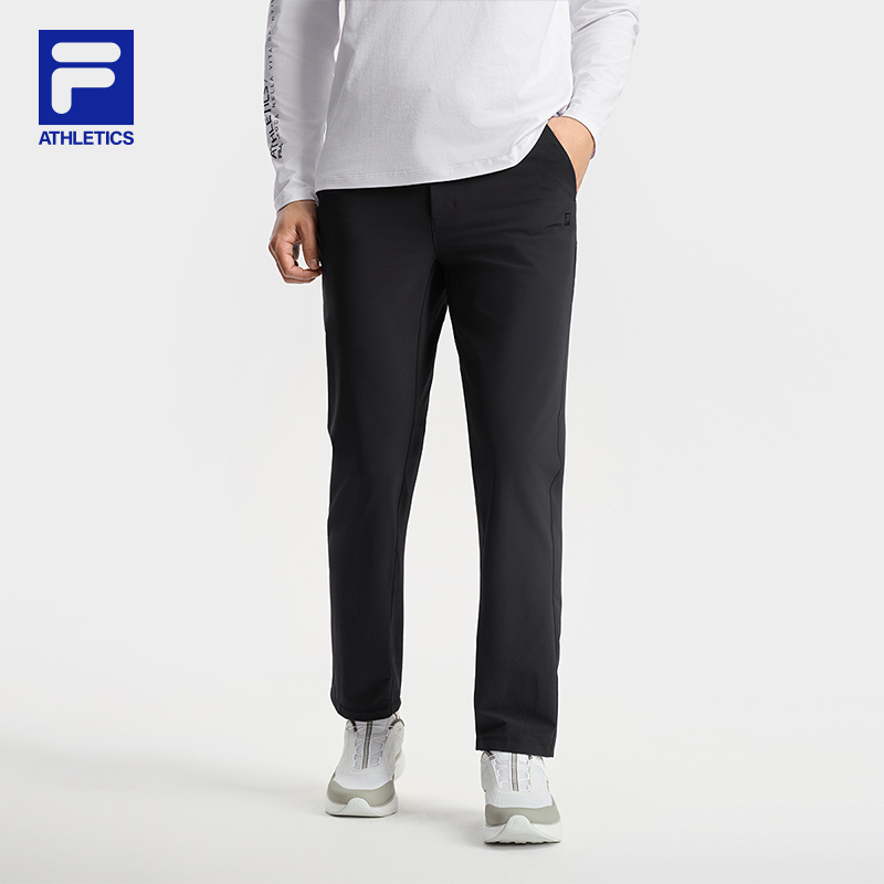 Fila/斐乐男士【挺括有型】秋季新款轻商务休闲梭织长裤A11M531804F