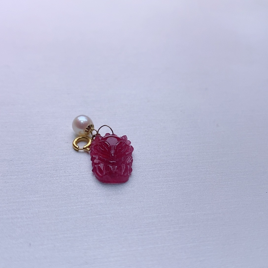 碧玺小滴溜18K金镶嵌碧玺小滴溜