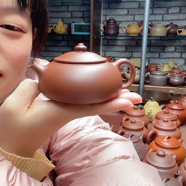 紫砂茶壶寒江 160cc