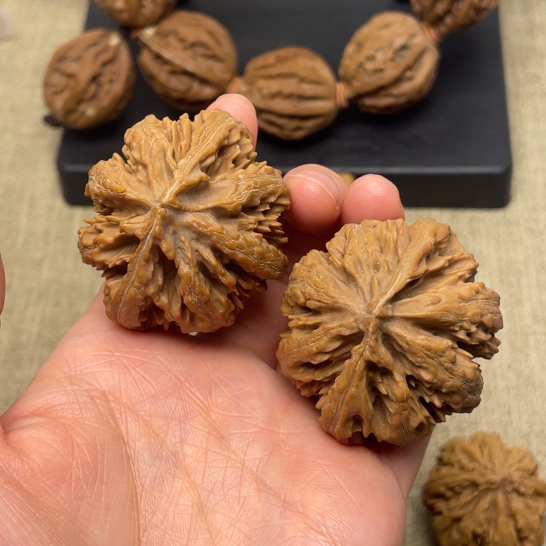 λ***7把件文玩核桃秦岭核桃11号