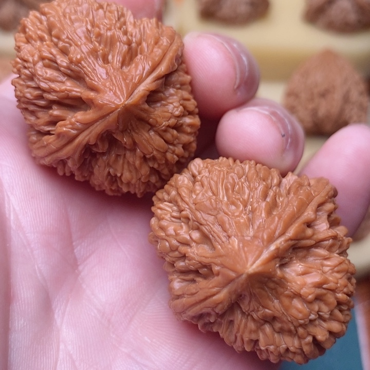 把件文玩核桃边38肚41全品毕业大蒜头克重极高