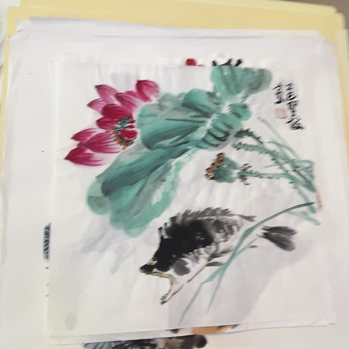 国画张圣敏先生纯手绘作品