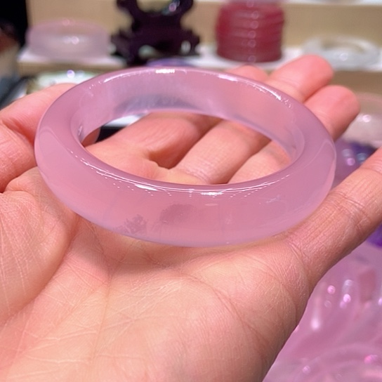 水晶手镯未镶嵌与****）57圈口