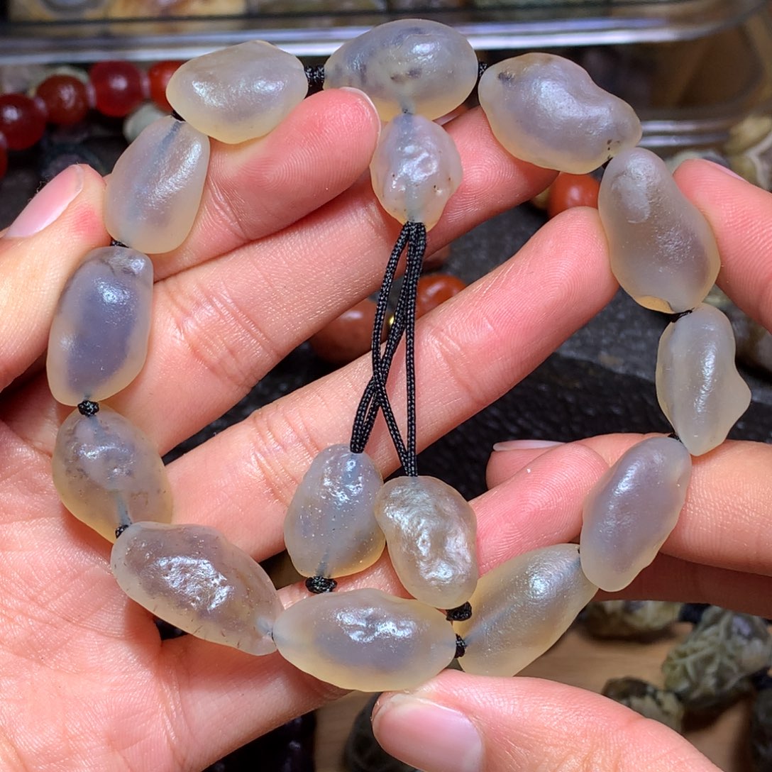 未镶嵌玛瑙/玉髓珠宝半成品