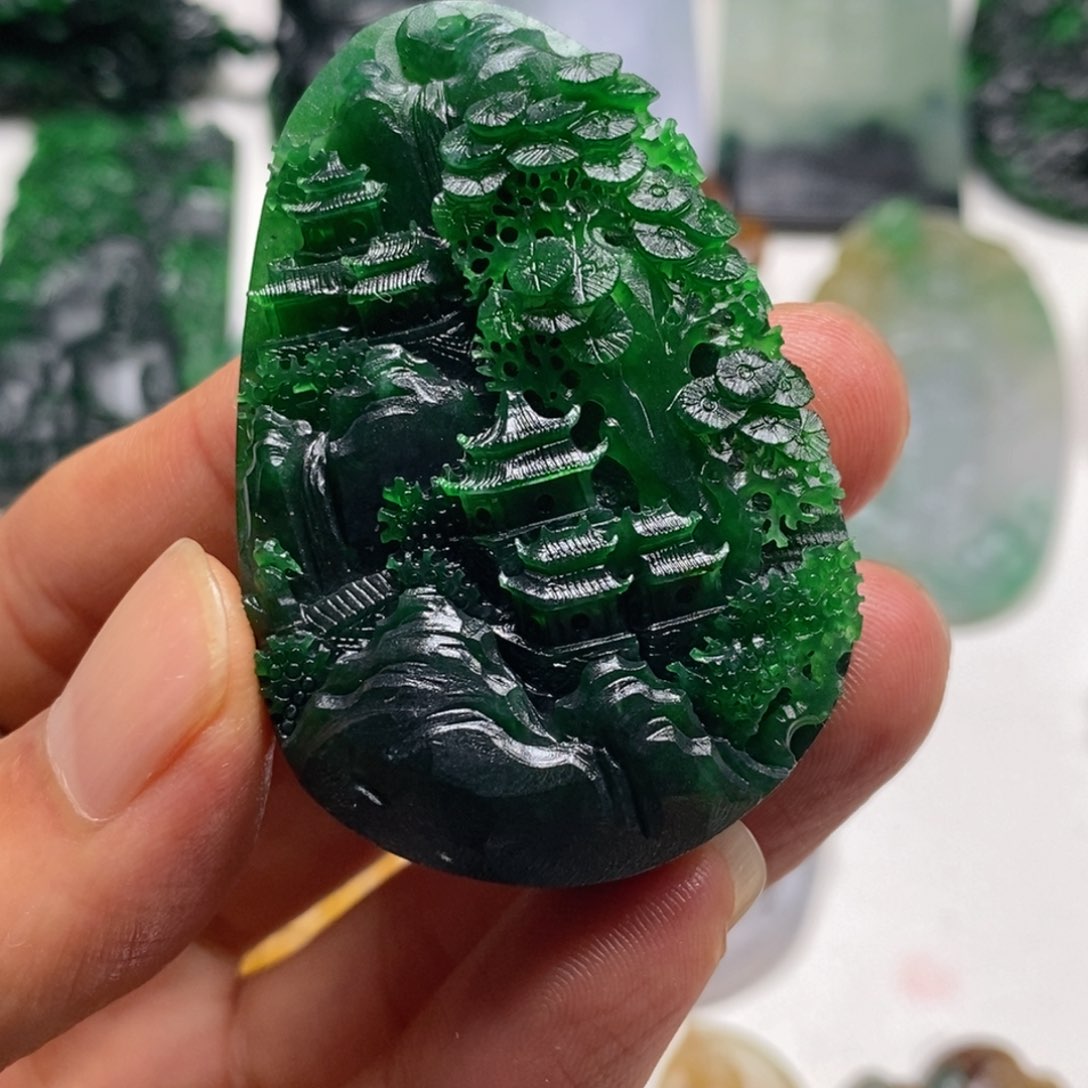 定制翡翠未镶嵌天然A货翡翠Z