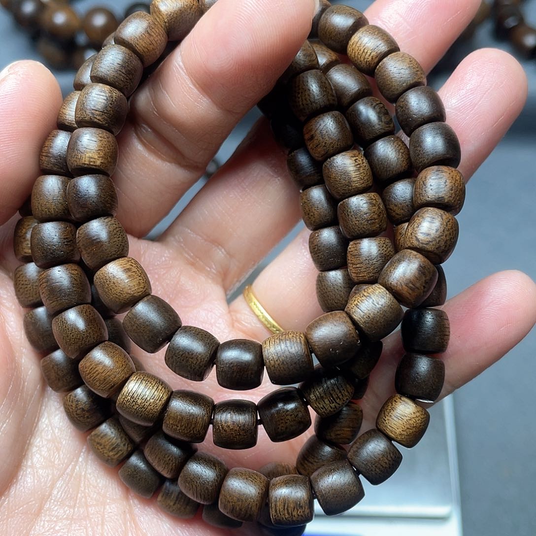 沉香手串芽庄黄棋0.7