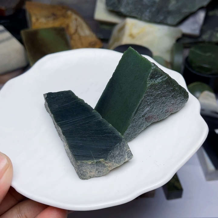 未镶嵌和田玉珠宝半成品