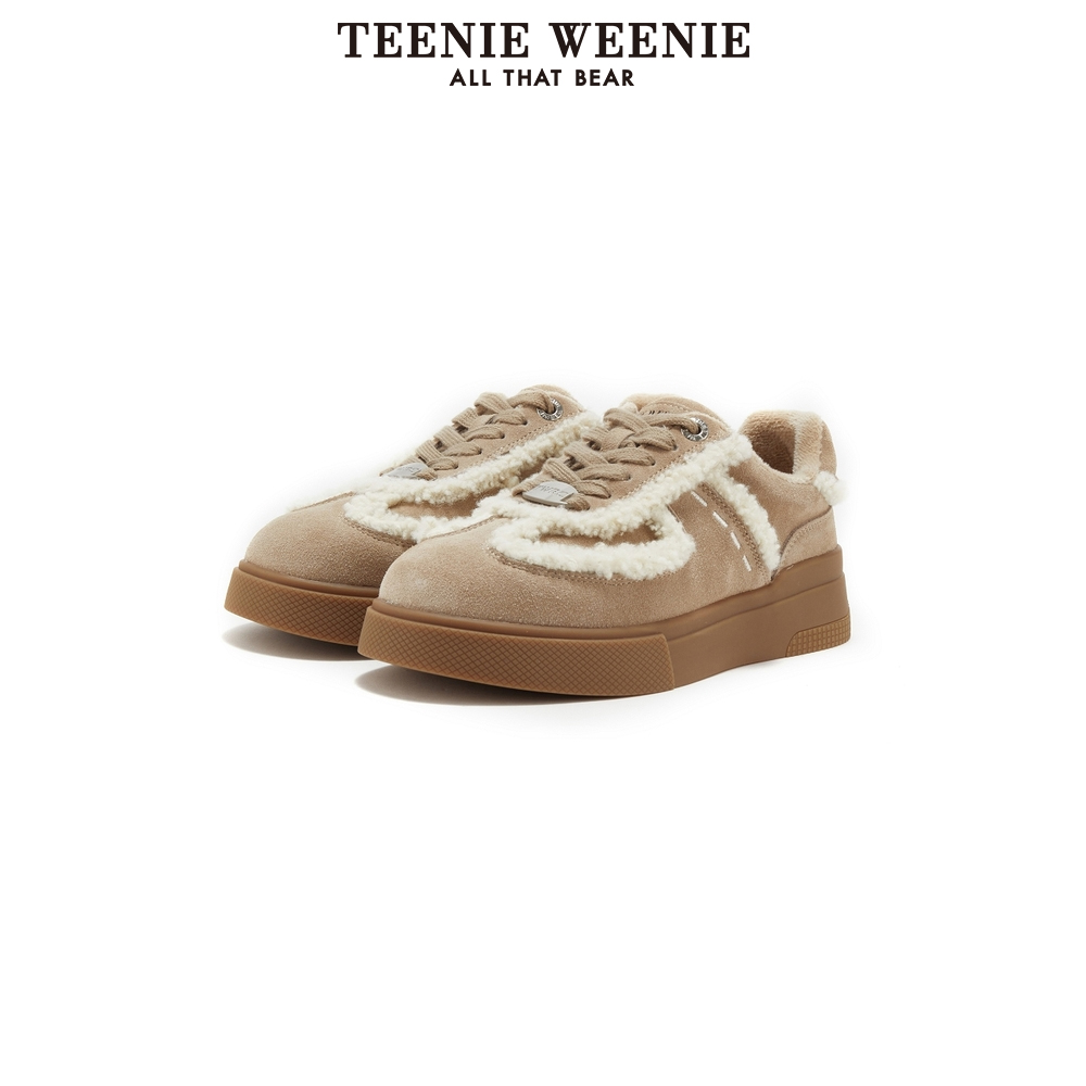 TeenieWeenie小熊女板鞋24加绒保暖德训鞋休闲运动鞋TTAP24FV01B