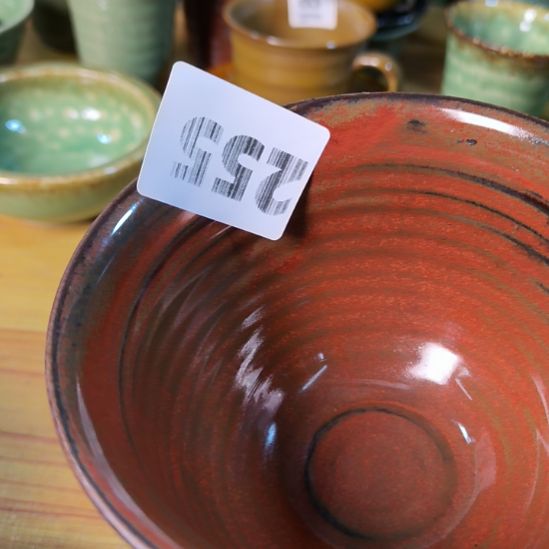 淡***颜瓷片磁州窑五厂盘碗壶杯有瑕疵