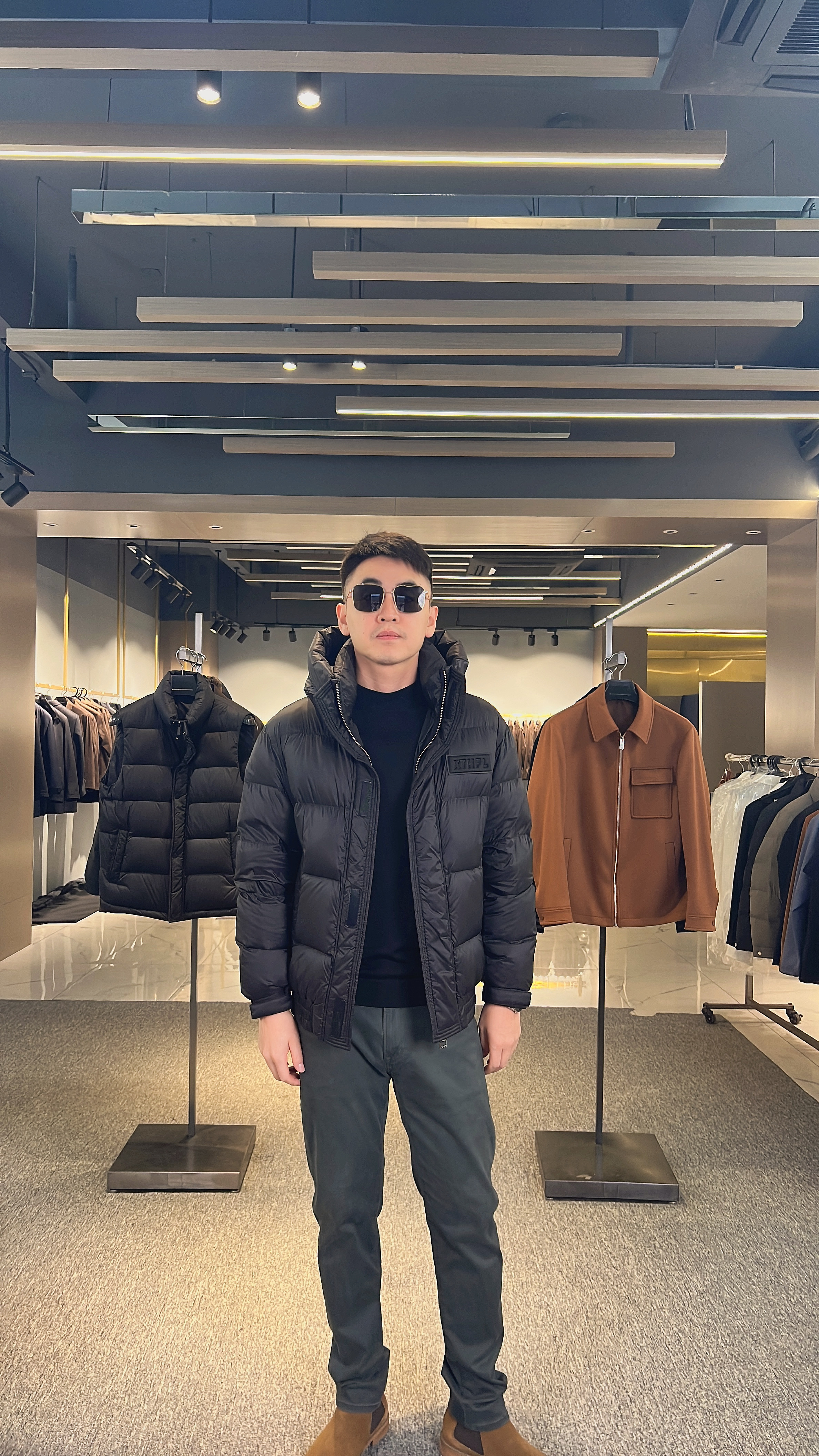 连帽款.R.OWS经典款.羽绒服