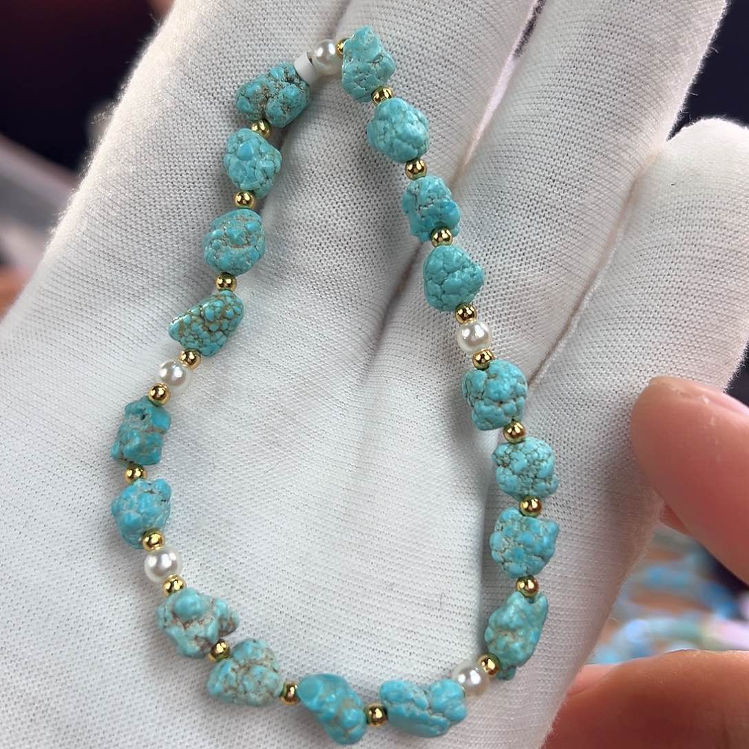 绿松石珠宝奇石未镶嵌