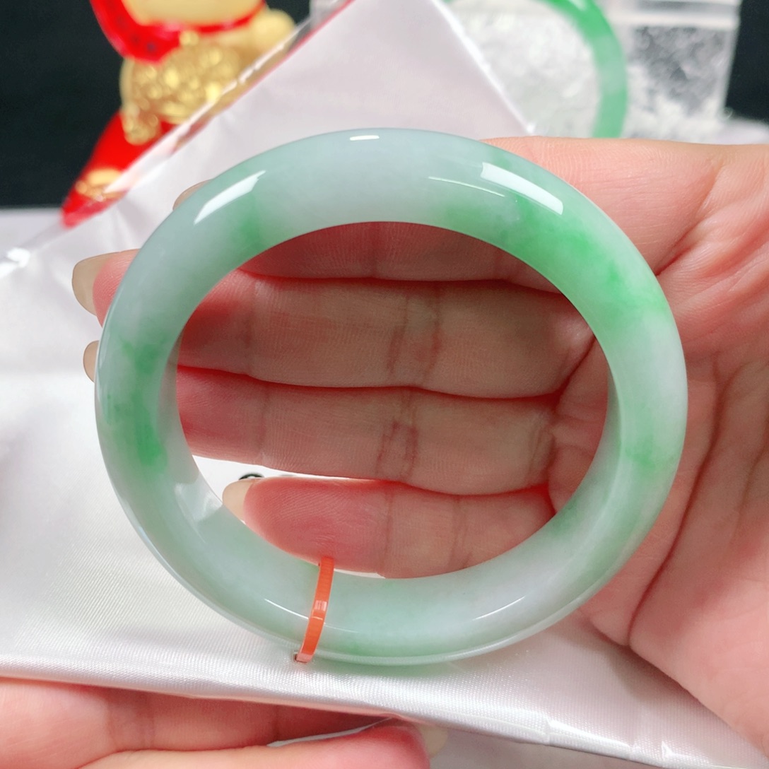 未镶嵌手镯翡翠蓝*多编号0245 