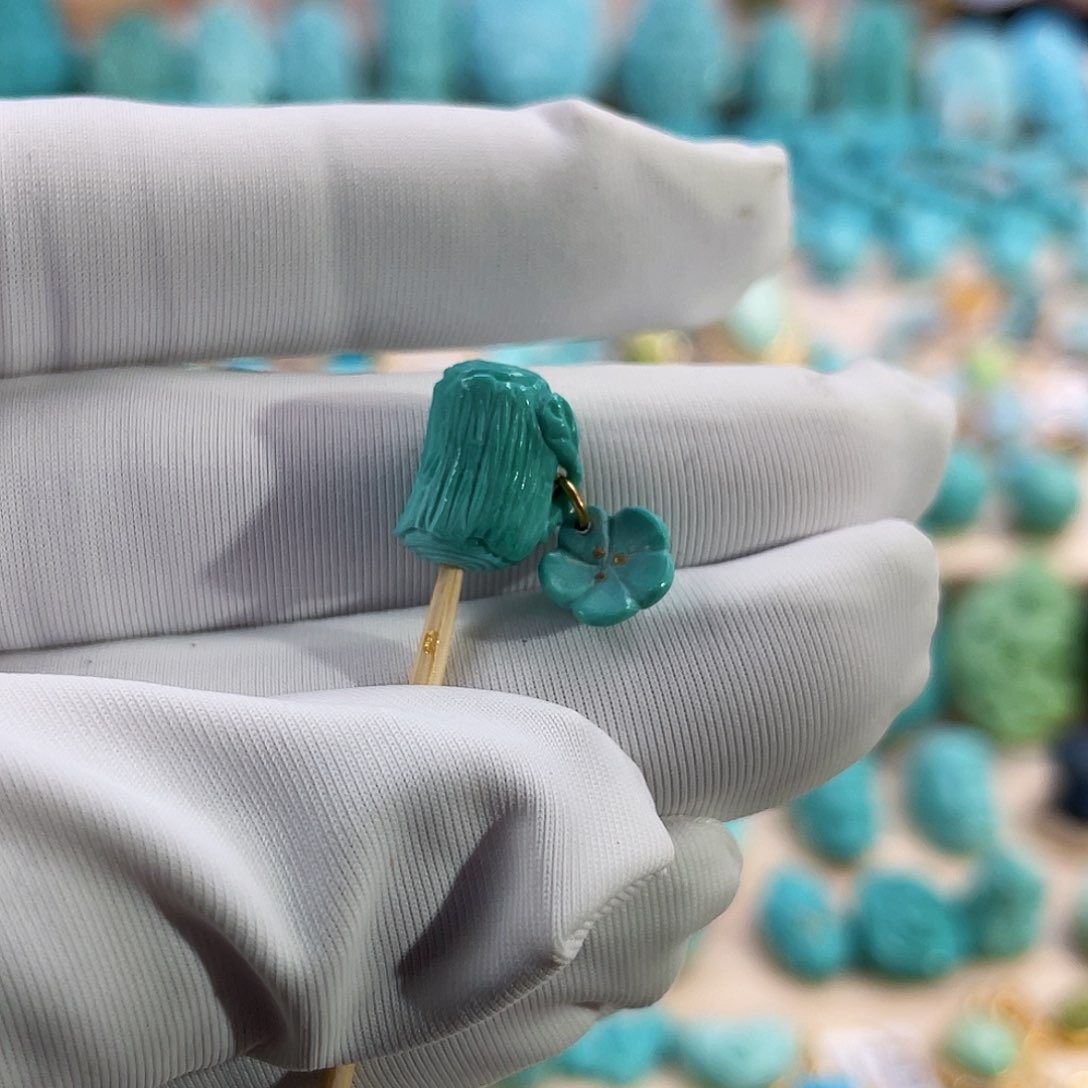 绿松石珠宝奇石未镶嵌