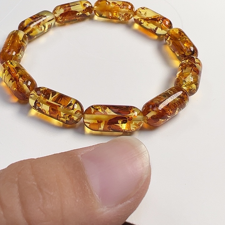 琥珀（花珀）未镶嵌项圈